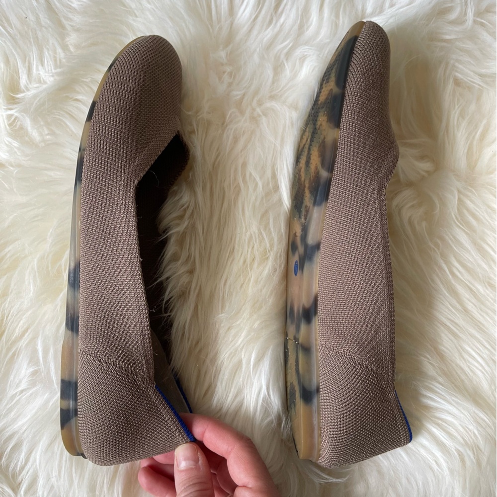 Rothy's The Flat Portobello Brown Women’s Flats Size 7.5 - Picture 6 of 9
